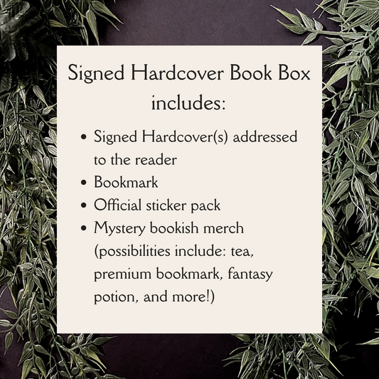 Signed Hardcover Book Box